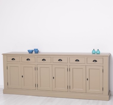 Buffet with 6 doors and 6 drawers, BAS