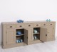 Buffet with 6 doors and 6 drawers, BAS