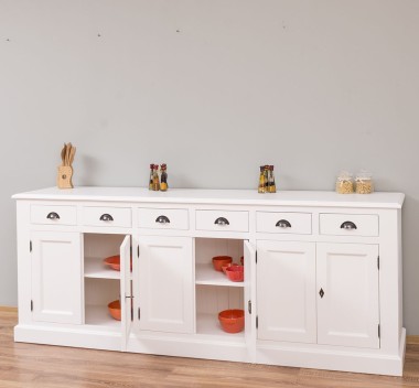 Buffet with 6 doors and 6 drawers, BAS