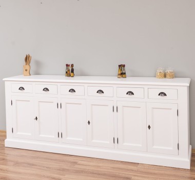 Buffet with 6 doors and 6 drawers, BAS