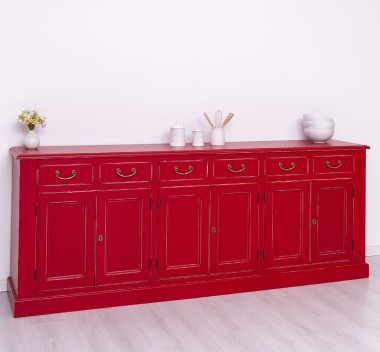 Buffet with 6 doors and 6 drawers, BAS