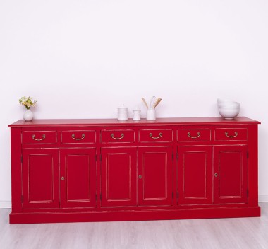 Buffet with 6 doors and 6 drawers, BAS