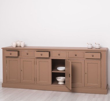 Buffet with 6 doors and 6 drawers, BAS