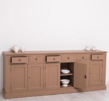 Buffet with 6 doors and 6 drawers, BAS