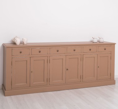 Buffet with 6 doors and 6 drawers, BAS