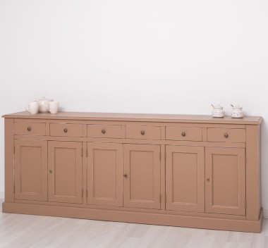 Buffet with 6 doors and 6 drawers, BAS
