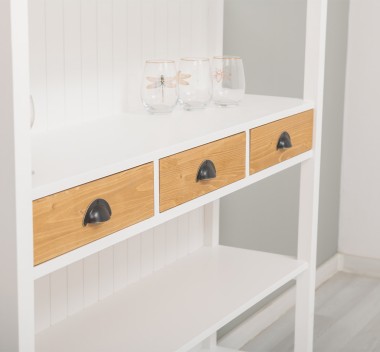 Large shelf with 3 drawers, 3 shelves