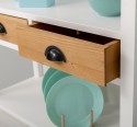 Shelf with 2 drawers, 3 shelves