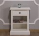 Nightstand with 1 drawer and open shelves - Color_P039A - PAINT ANTIC