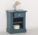 Nightstand with 1 drawer and 1 shelf, Directoire Collection