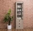 Showcase with 1 glass door, 3 drawers