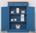 OAK Cabinet with drawer, 2 doors and 1 drawer, oak top