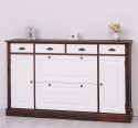 Hallway chest of drawers with 2 + 2 doors and 4 drawers