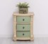 Nightstand with 3 curved drawers