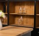 Bar 160cm, oak top with bar furniture, drawers with metal rails - Color Top_P061 - Color Ext._P150 / Color Int._P002 - TRIPLE CO