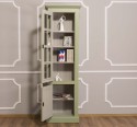 Showcase with 1 door + 1 glass door