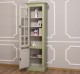 Showcase with 1 door + 1 glass door