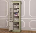 Showcase with 1 door + 1 glass door