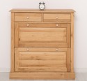 Shoe cabinet 2 doors and 2drawers, oak