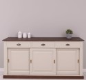 Buffet with 3 sliding doors, 3 drawers, BAS
