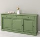 Buffet with 3 sliding doors, 3 drawers, BAS