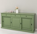 Buffet with 3 sliding doors, 3 drawers, BAS