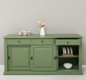 Buffet with 3 sliding doors, 3 drawers, BAS