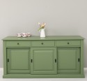 Buffet with 3 sliding doors, 3 drawers, BAS