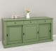 Buffet with 3 sliding doors, 3 drawers, BAS