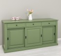 Buffet with 3 sliding doors, 3 drawers, BAS