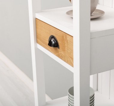 Shelf with 1 drawer, 3 shelves