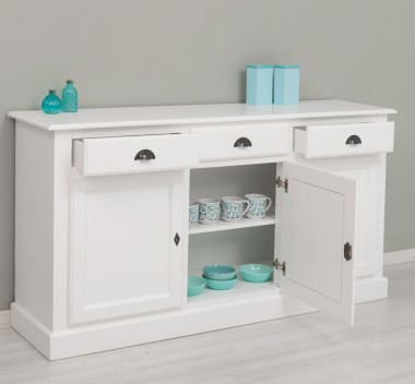 Buffet with 3 doors, 3 drawers, BAS