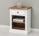 Nightstand with 1 drawer and open shelves