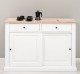 Buffet with 2 sliding doors, 2 drawers, BAS