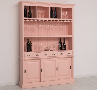 Bar furniture with 3 doors