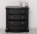 Chest of drawers with 4 curved drawers, Directoire Collection