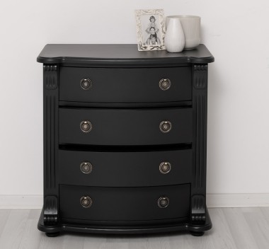 Chest of drawers with 4 curved drawers, Directoire Collection