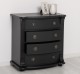 Chest of drawers with 4 curved drawers, Directoire Collection