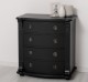 Chest of drawers with 4 curved drawers, Directoire Collection