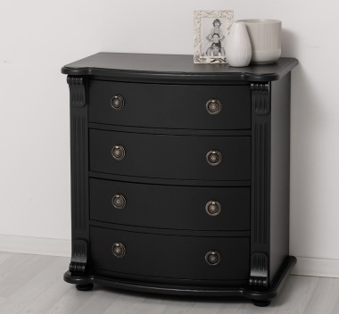 Chest of drawers with 4 curved drawers, Directoire Collection