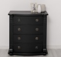 Chest of drawers with 4 curved drawers, Directoire Collection