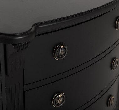 Chest of drawers with 4 curved drawers, Directoire Collection
