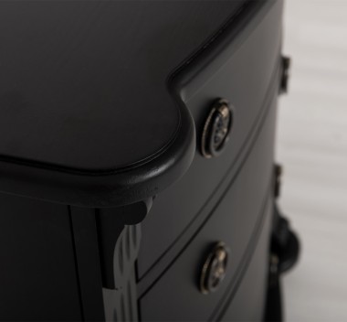 Chest of drawers with 4 curved drawers, Directoire Collection