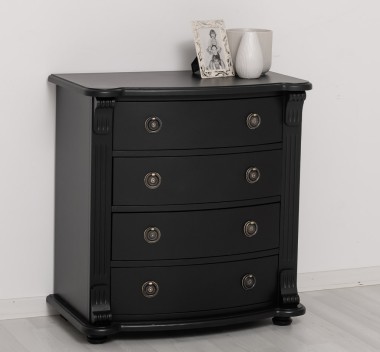 Chest of drawers with 4 curved drawers, Directoire Collection