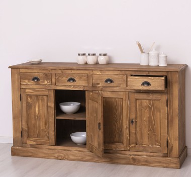 Buffet with 4 doors and 4 drawers, BAS