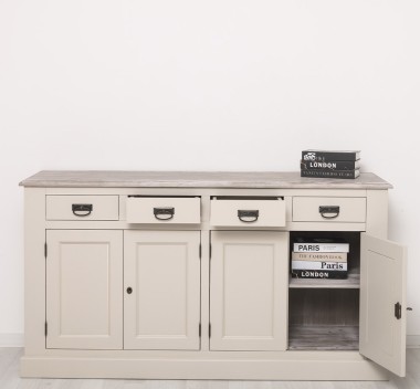Buffet with 4 doors and 4 drawers, BAS