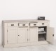 Buffet with 4 doors and 4 drawers, BAS