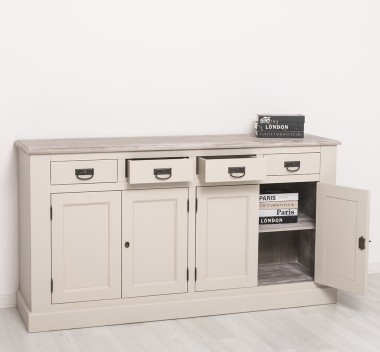 Buffet with 4 doors and 4 drawers, BAS
