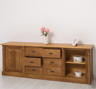 Buffet with 2 doors, 6 drawers, BAS, Directoire Collection