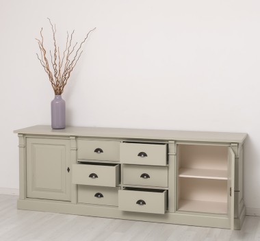 Buffet with 2 doors, 6 drawers, BAS, Directoire Collection